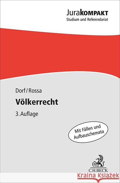 Völkerrecht Dorf, Yvonne, Rossa, Elisabeth 9783406817021 Beck Juristischer Verlag - książka