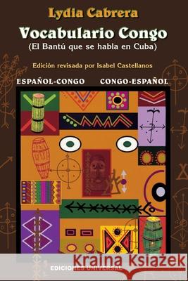 Vocabulario Congo Lydia Cabrera 9780897297080 Ediciones Universal - książka