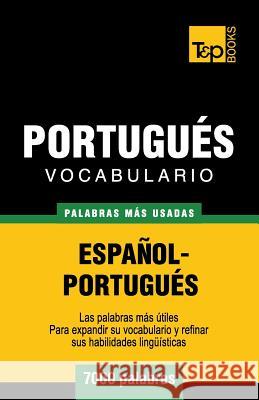 Vocabulario español-portugués - 7000 palabras más usadas Andrey Taranov 9781783140008 T&p Books - książka