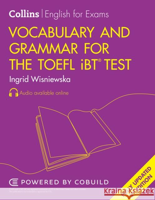 Vocabulary and Grammar for the TOEFL iBT® Test Ingrid Wisniewska 9780008695224 HarperCollins Publishers - książka