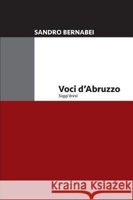 Voci d'Abruzzo: Saggi Brevi Sandro Bernabei 9788897028758 Ipersegno - książka