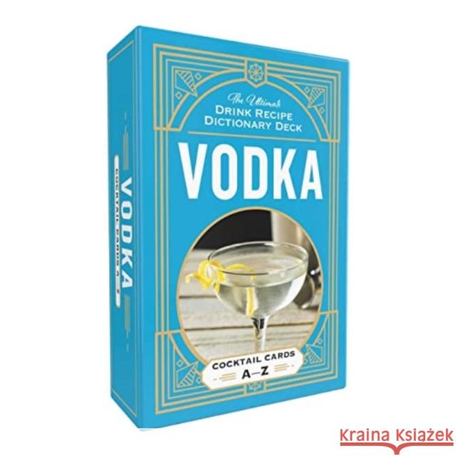 Vodka Cocktail Cards A-Z: The Ultimate Drink Recipe Dictionary Deck Adams Media 9781507221402 Adams Media Corporation - książka