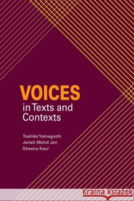 Voices in Texts and Contexts  9789675492556 Sunway University Press - książka