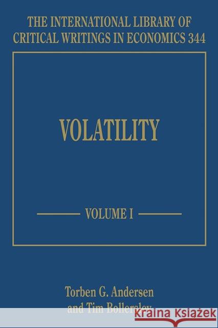 Volatility Torben G. Andersen Tim Bollerslev  9781788110617 Edward Elgar Publishing Ltd - książka