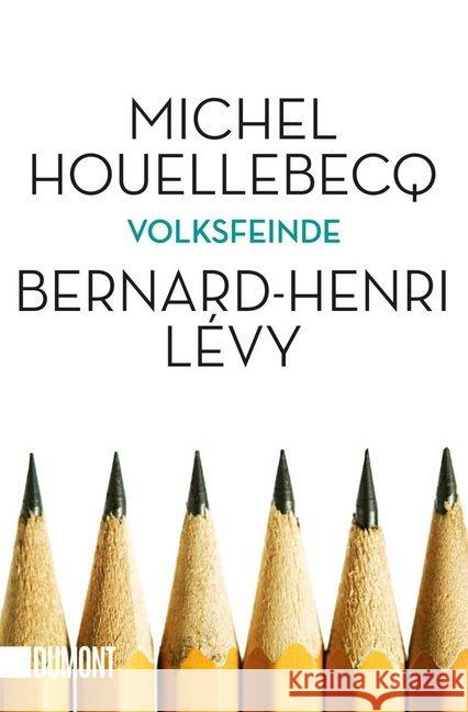 Volksfeinde Houellebecq, Michel; Lévy, Bernard-Henri 9783832163662 DuMont Buchverlag - książka