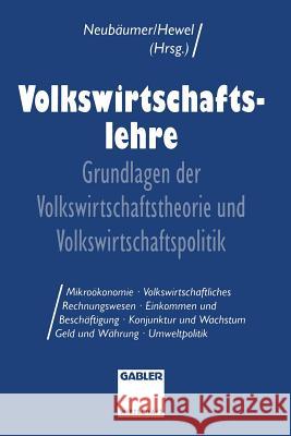 Volkswirtschaftslehre Karl Marten Barfuss Renate Neubaumer Renate Neubaumer 9783409134743 Springer - książka