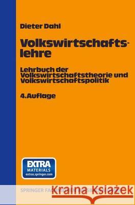 Volkswirtschaftslehre Dieter Dahl 9783409602143 Gabler - książka