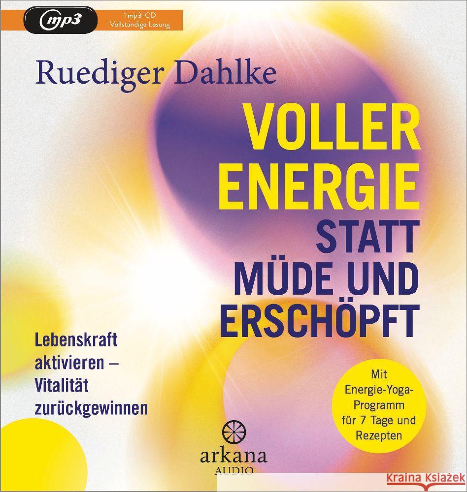 Voller Energie statt müde und erschöpft Dahlke, Ruediger 9783442347735 Arkana - książka