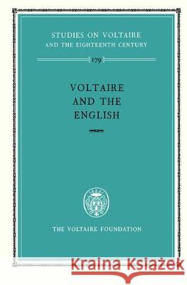 Voltaire and the English: 1979 Haydn Mason 9780729401203 Liverpool University Press - książka