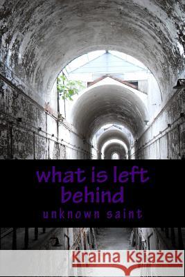 volume ii: what is left behind Saint, Unknown 9781484935415 Createspace - książka