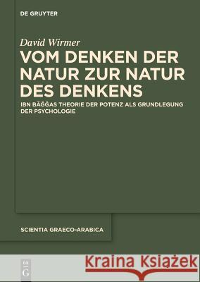 Vom Denken der Natur zur Natur des Denkens David Wirmer 9783110271966 De Gruyter - książka