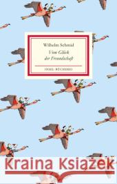 Vom Glück der Freundschaft Schmid, Wilhelm 9783458205050 Insel Verlag - książka