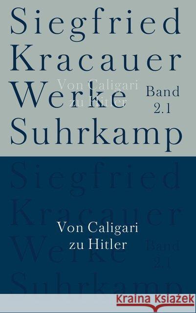 Von Caligari zu Hitler Kracauer, Siegfried 9783518583425 Suhrkamp - książka