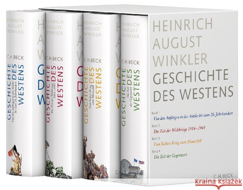 Von den Anfängen in der Antike bis zum 20. Jahrhundert / Die Zeit der Weltkriege. 1914-1945 / Vom Kalten Krieg zum Mauerfall / Die Zeit der Gegenwart, 4 Bde. : Ausgezeichnet mit dem Leipziger Buchprei Winkler, Heinrich August 9783406697814 Beck - książka