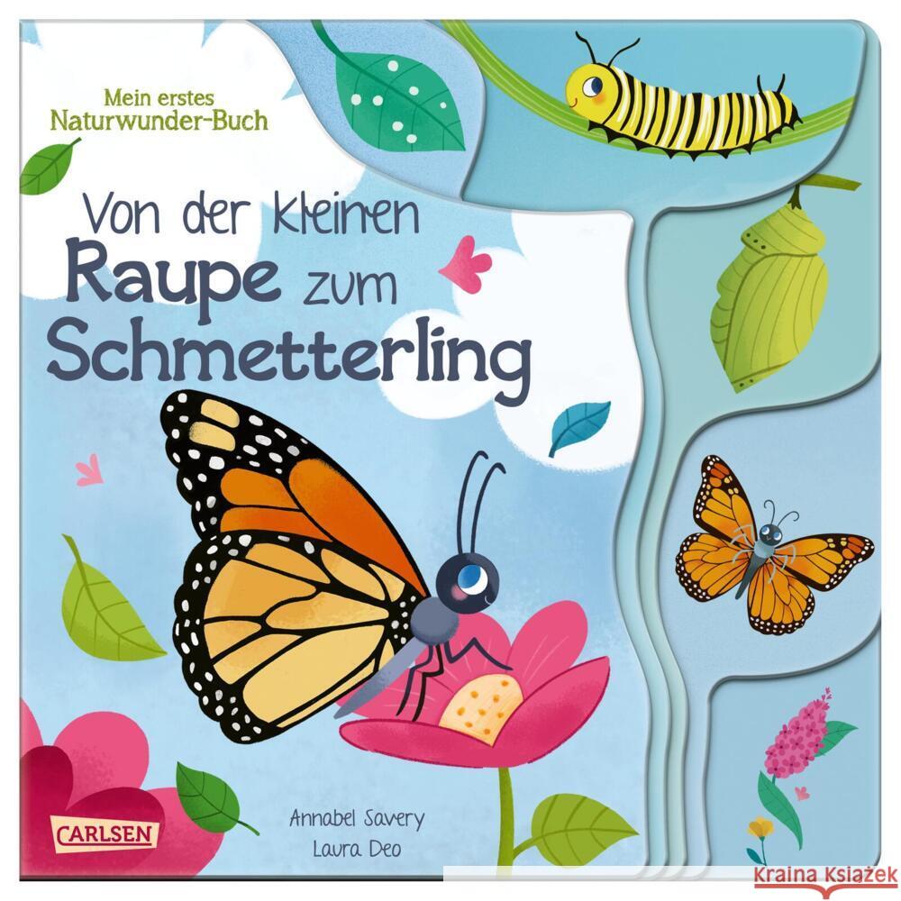 Von der kleinen Raupe zum Schmetterling Savery, Annabel 9783551172204 Carlsen - książka
