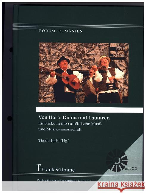Von Hora, Doina und Lautaren : Einblicke in die rumänische Musik und Musikwissenschaft  9783732903108 Frank & Timme - książka