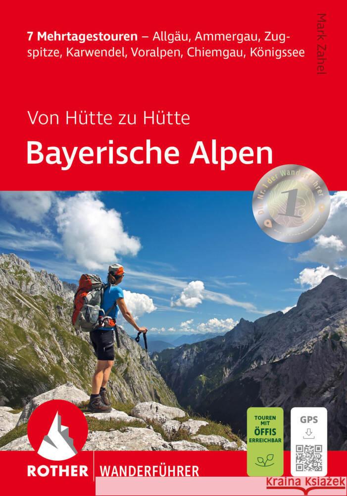 Von Hütte zu Hütte - Bayerische Alpen Zahel, Mark 9783763314430 Bergverlag Rother - książka