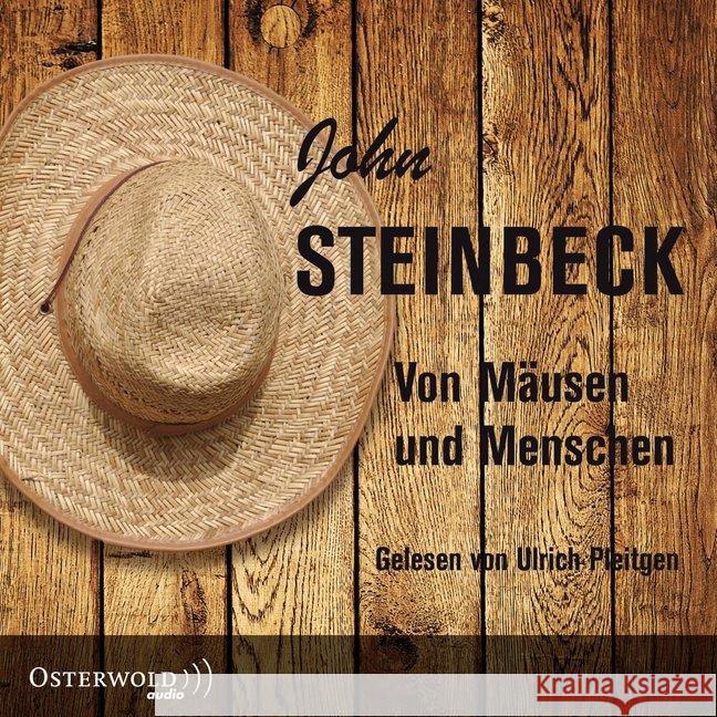 Von Mäusen und Menschen, 3 Audio-CDs : Ungekürzte Lesung Steinbeck, John 9783869522159 OSTERWOLDaudio - książka