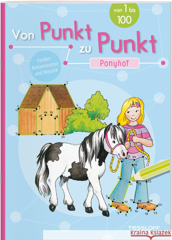 Von Punkt zu Punkt. Ponyhof Beurenmeister, Corina 9783788644642 Tessloff Verlag Ragnar Tessloff GmbH & Co. KG - książka