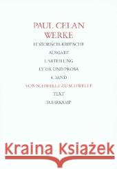 Von Schwelle zu Schwelle, 2 Tle. : Text; Apparat Celan, Paul Allemann, Beda Bücher, Rolf 9783518416259 Suhrkamp - książka