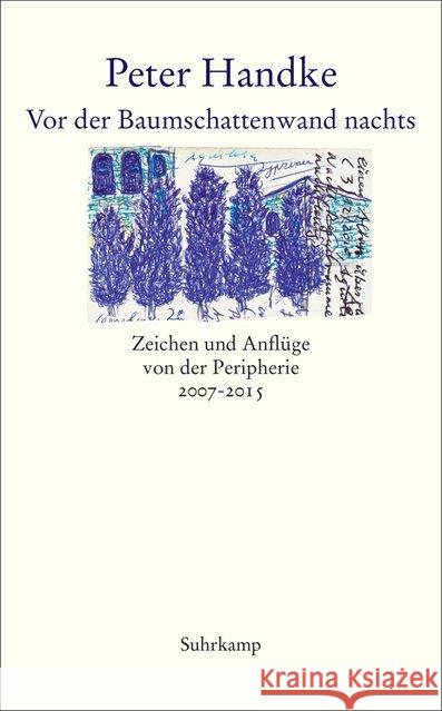 Vor der Baumschattenwand nachts : Zeichen und Anflüge von der Peripherie 2007-2015 Handke, Peter 9783518468838 Suhrkamp - książka