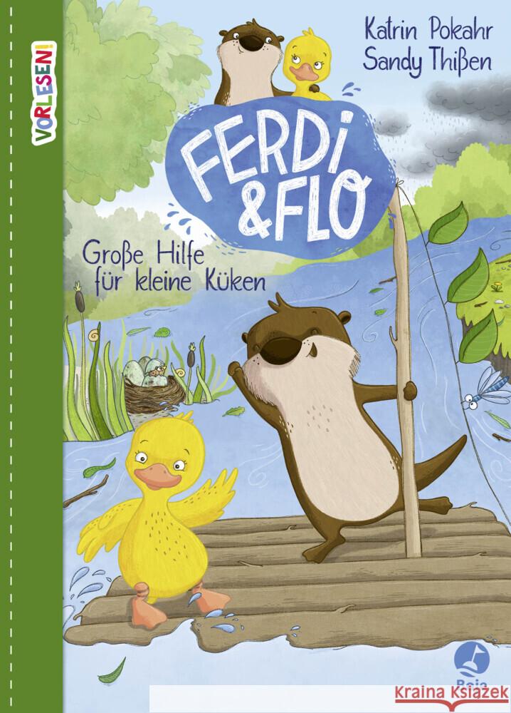 VORLESEN! Ferdi & Flo. Große Hilfe für kleine Küken (Band 2) Pokahr, Katrin 9783414826282 Boje Verlag - książka