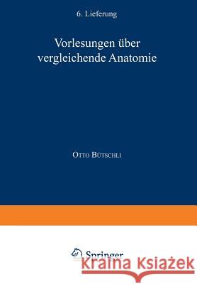 Vorlesungen Über Vergleichende Anatomie: 4. Lieferung Ernährungsorgane / 5. Lieferung Leibeshöhle / 6. Lieferung Atemorgane Bütschli, Otto 9783642987502 Springer - książka