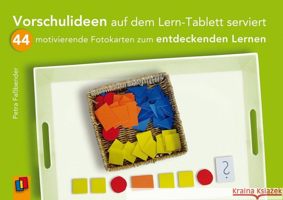 Vorschulideen auf dem Lern-Tablett serviert, Karten : 44 motivierende Fotokarten zum entdeckenden Lernen Faßbender, Petra 9783834631251 Verlag an der Ruhr - książka
