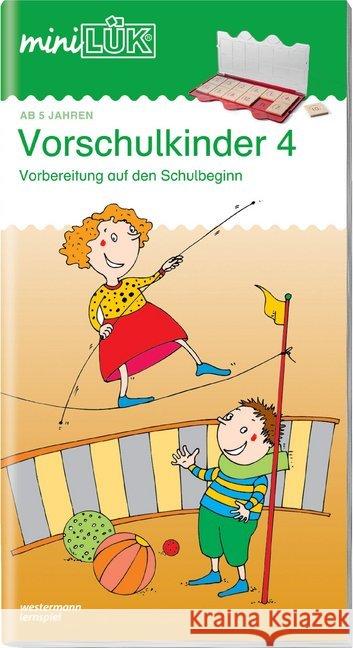 Vorschulkinder. Tl.4 : Vorbereitung auf den Schulbeginn Vogel, Heinz   9783894141042 Westermann Lernspielverlag - książka
