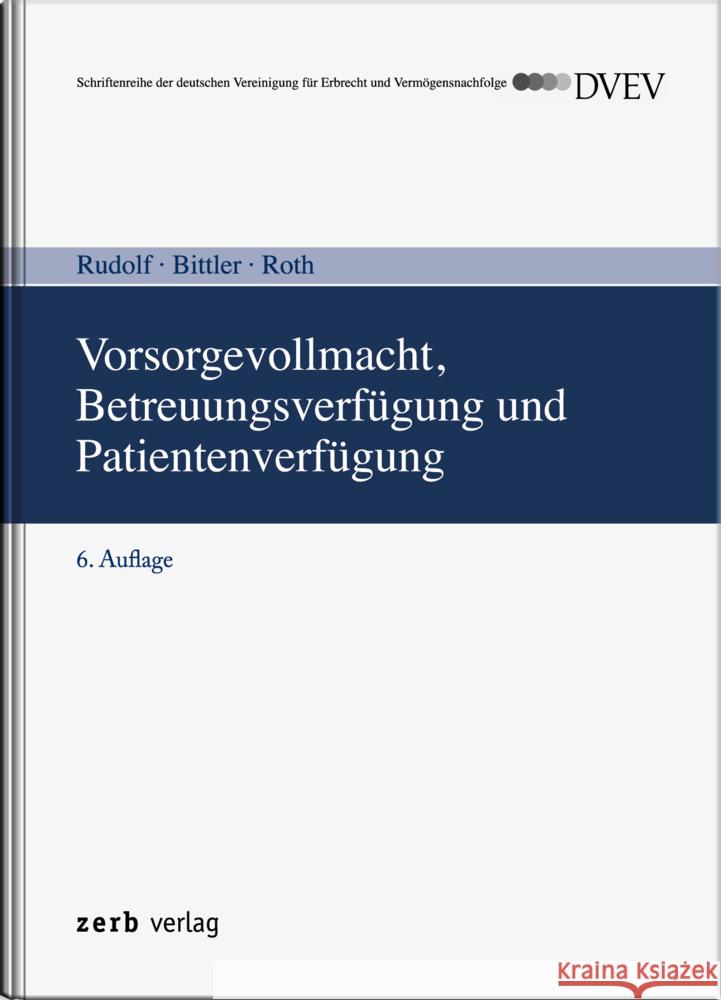 Vorsorgevollmacht, Betreuungsverfügung und Patientenverfügung  9783956611544 Zerb - książka