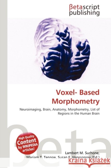 Voxel- Based Morphometry   9786131208324  - książka