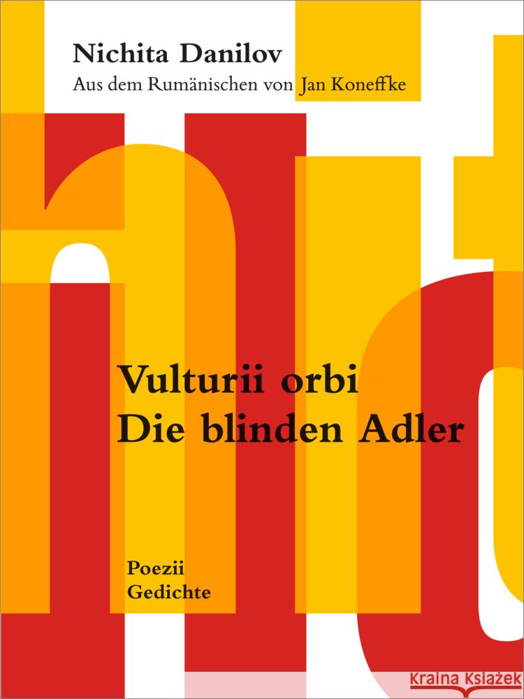 Vulturii orbi / Die blinden Adler Danilov, Nichita 9783906061351 Edition Pudelundpinscher - książka