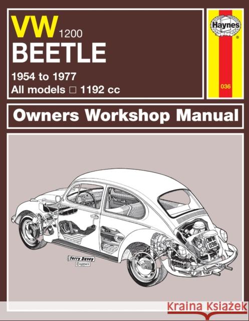 VW Beetle 1200 (54 - 77) Haynes Repair Manual Haynes Publishing 9780857336163 Haynes Publishing Group - książka