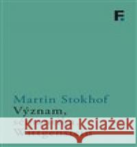 Význam, sémantika, Wittgenstein Martin Stokhof 9788070075227 Filosofia - książka