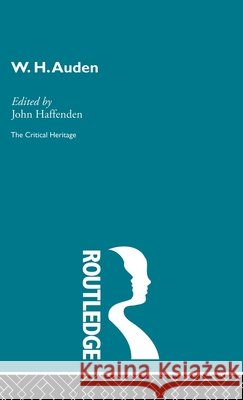W.H. Auden John Haffenden 9780415159401 Routledge - książka