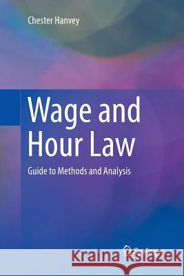 Wage and Hour Law: Guide to Methods and Analysis Hanvey, Chester 9783030090364 Springer - książka