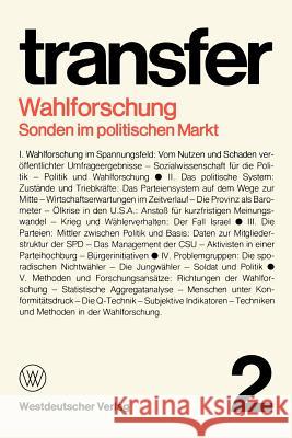 Wahlforschung: Sonden Im Politischen Markt Böhret, Carl 9783531113500 Vs Verlag F R Sozialwissenschaften - książka