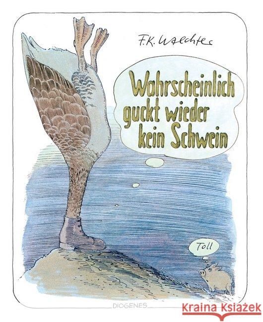 Wahrscheinlich guckt wieder kein Schwein Waechter, Friedrich K. 9783257021189 Diogenes - książka