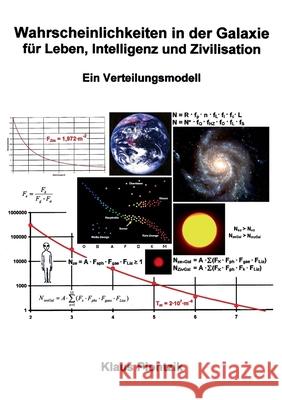 Wahrscheinlichkeiten in der Galaxie für Leben, Intelligenz und Zivilisation: Ein Verteilungsmodell Klaus Piontzik 9783749496532 Books on Demand - książka