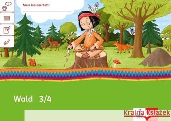 Wald 3/4 : Arbeitsheft Klasse 3/4  9783121610624 Klett - książka