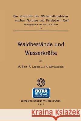 Waldbestände Und Wasserkräfte Binz, Arthur 9783663008705 Vieweg+teubner Verlag - książka