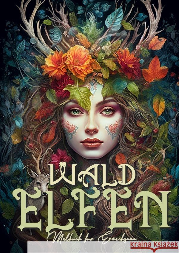 Waldelfen Elfen Graustufen Malbuch für Erwachsene Publishing, Monsoon 9783757549022 epubli - książka