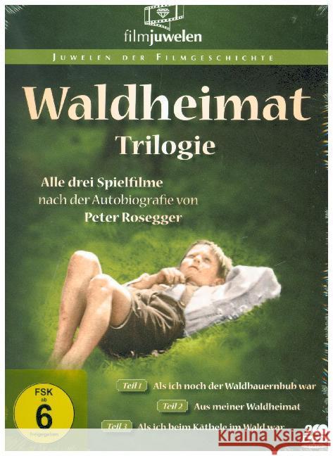 Waldheimat Trilogie - Als ich noch der Waldbauernbub war, 2 DVD  4042564175172 Fernsehjuwelen - książka
