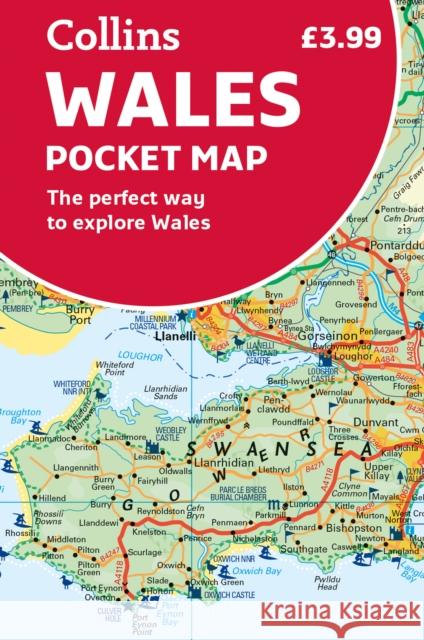 Wales Pocket Map: The Perfect Way to Explore Wales Collins Maps 9780008580025 HarperCollins Publishers - książka