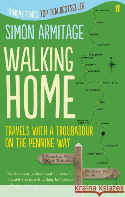 Walking Home Simon Armitage 9780571249893 Faber & Faber - książka