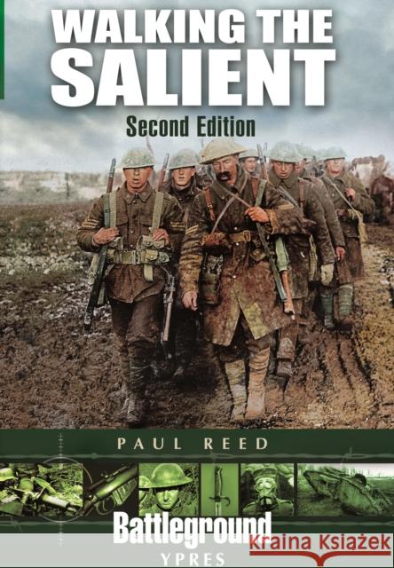 Walking Ypres Paul Reed 9781781590034 Pen & Sword Books Ltd - książka