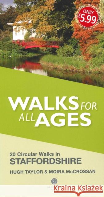 Walks for All Ages Staffordshire Hugh Taylor Moira McCrossan  9781909914827 Bradwell Books - książka