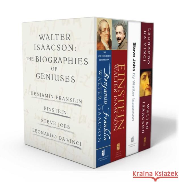 Walter Isaacson: The Genius Biographies: Benjamin Franklin, Einstein, Steve Jobs, and Leonardo da Vinci Walter Isaacson 9781982130428 Simon & Schuster - książka