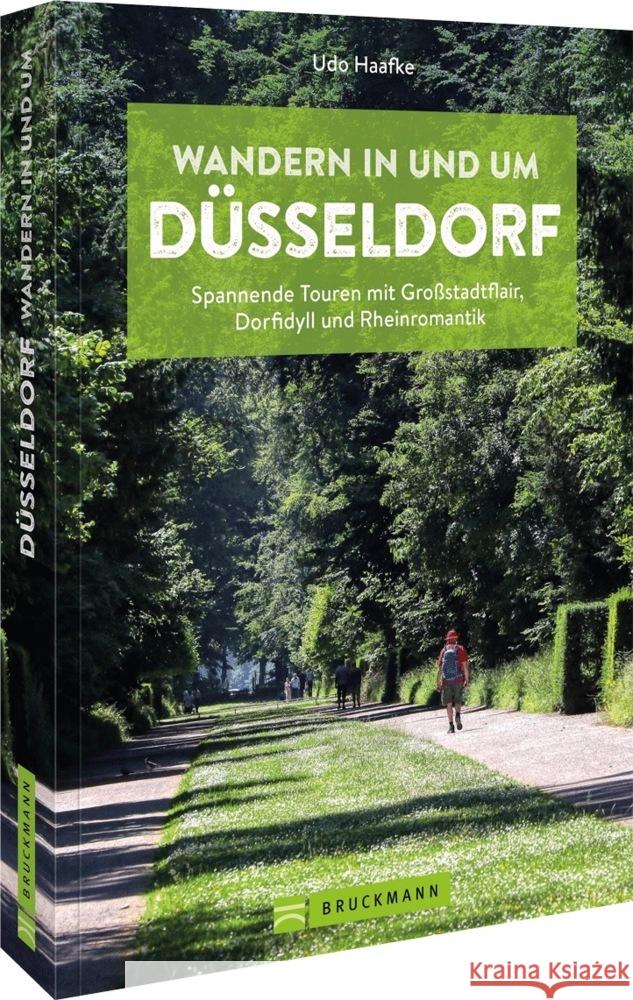 Wandern in und um Düsseldorf Haafke, Udo 9783734325663 Bruckmann - książka