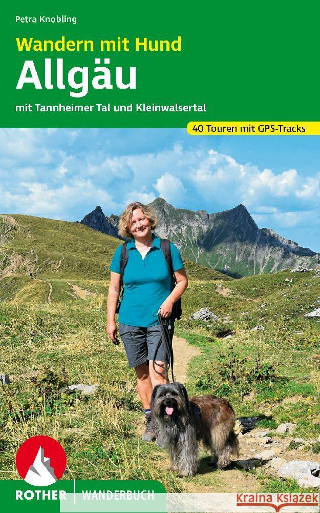 Wandern mit Hund Allgäu Knobling, Petra 9783763333820 Bergverlag Rother - książka